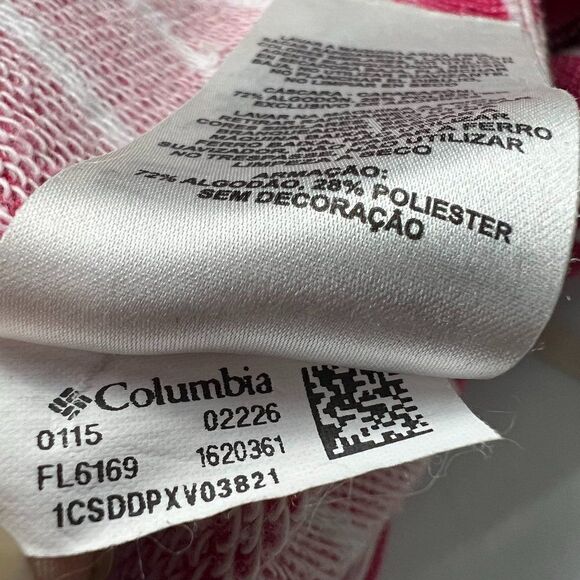 Columbia Sportswear Tropic Haven Striped Pullover Hoodie Size M - Picture 8 of 8